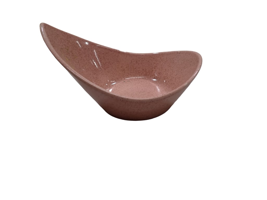 Vintage MCM Red Wing Pottery Pink Speckled Bowl 5017 Mid Century Modern (1 of 3)