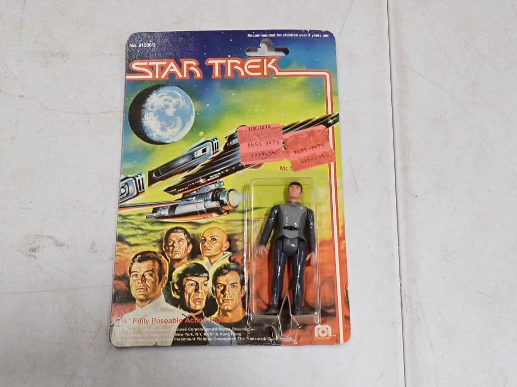 Vtg 1979 Star Trek Mr Spock Action Figure by Mego NOS New Old Stock: Vintage 1979 Star Trek Mr Spock Action Figure by Mego NOS New Old Stock All pictures are considered part of the description and should be examined carefully by bidders. Live Auctioneers is now offer