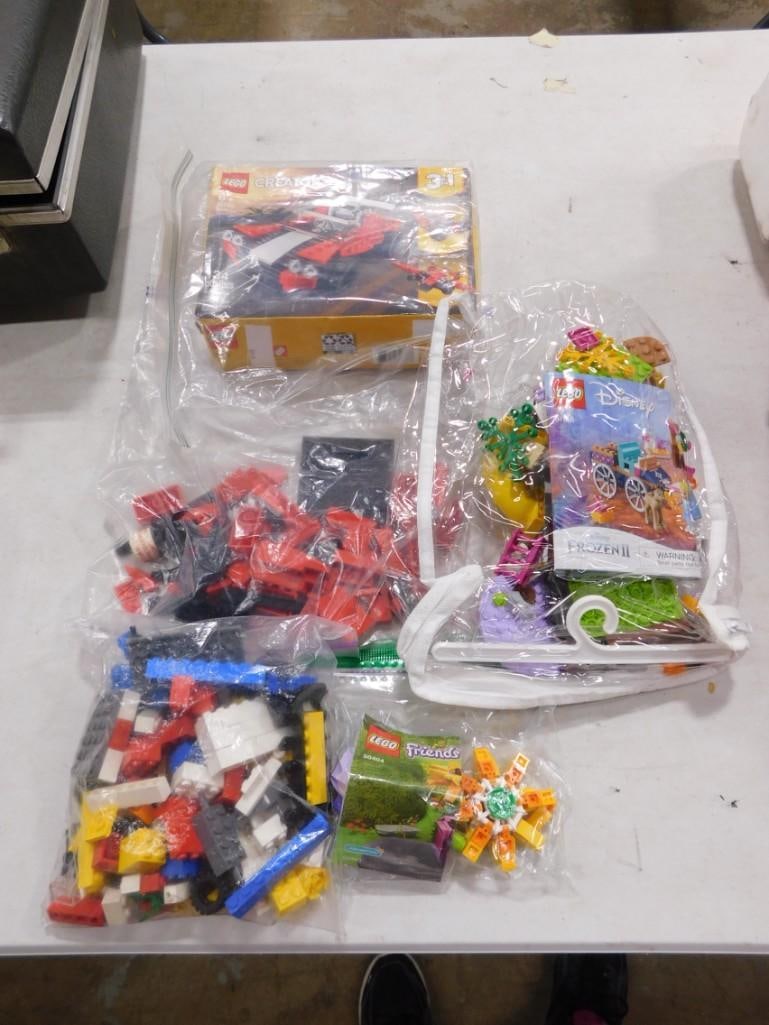 Asst Lego Bricks, Pieces, Etc: Asst Lego Bricks, Pieces, Etc. Kits are unchecked for completeness All pictures are considered part of the description and should be examined carefully by bidders. Live Auctioneers is now offe