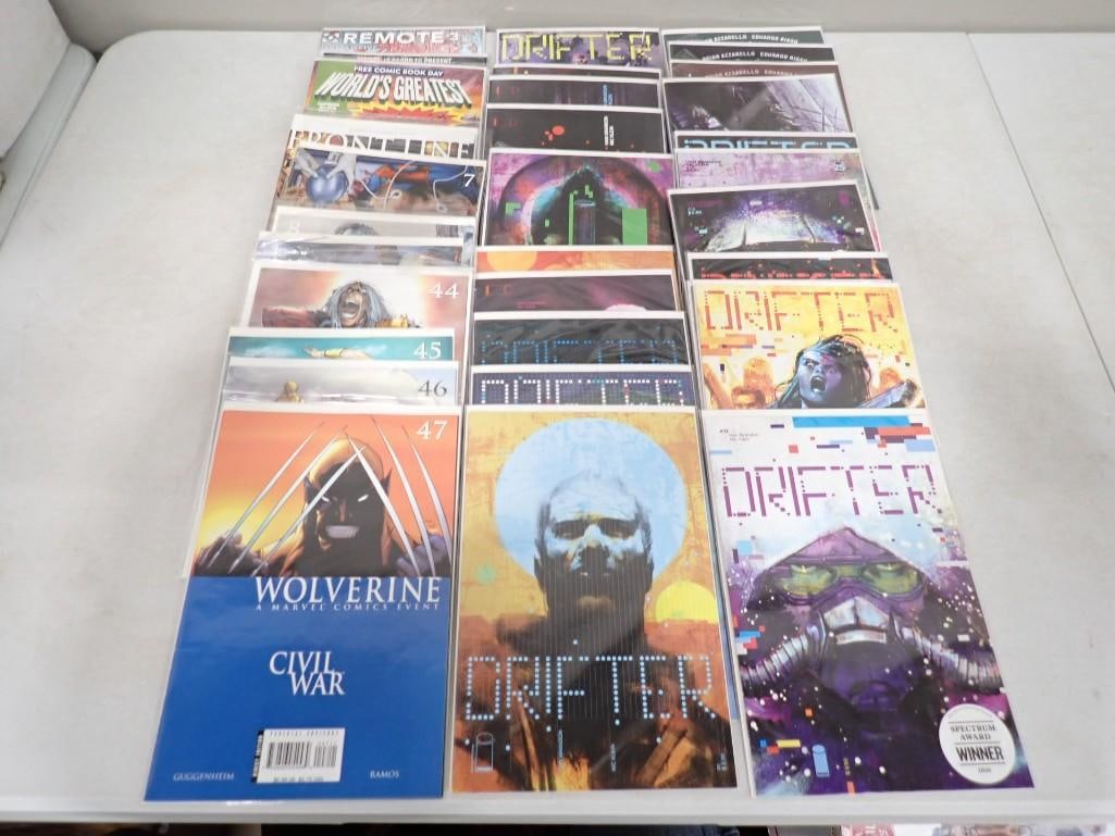 Lot of Comic Books incl Drifter, Wolverine, Remote 3, etc (1 of 6)