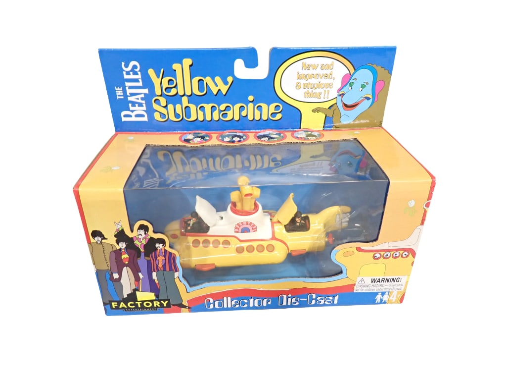 The Beatles Yellow Submarine Die Cast Model by Factory Entertain New in Box (1 of 8)