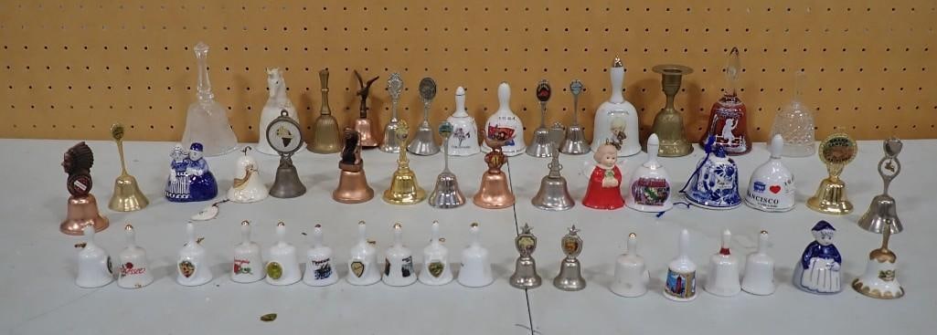 Large Collection of assorted Bells - Different Shapes, sizes, styles, etc.: Large Collection of assorted Bells - Different Shapes, sizes, styles, etc. Instant collection All pictures are considered part of the description and should be examined carefully by bidders. Live Auct