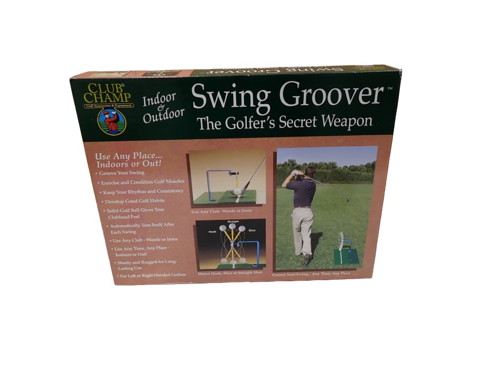 Club Champ Indoor Outdoor Seing Groover for Practicing Your Golf Swing: Club Champ Indoor Outdoor Seing Groover for Practicing Your Golf Swing All pictures are considered part of the description and should be examined carefully by bidders. Live Auctioneers is now offering