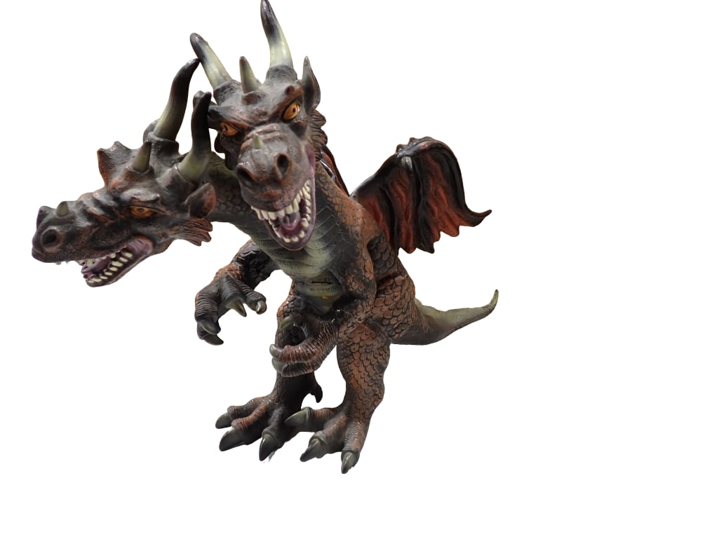 Twin Head Dragon Hydra Toy Figure (1 of 5)