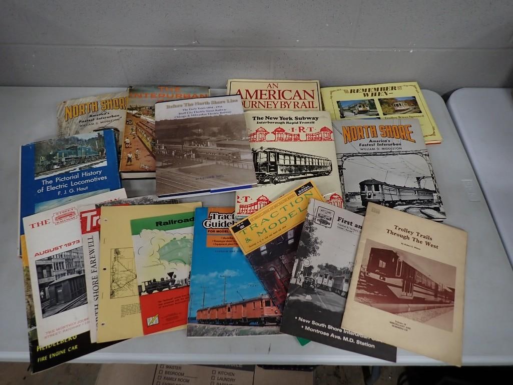 Books and Booklets Mostly About Trains and Railroads (1 of 6)