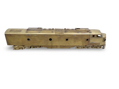 E8 Brass Diesel Engine Powered O Gauge: E8 Brass Diesel Engine Powered O Gauge Condition: see pictures, untested. 18"x3"x4" All pictures are considered part of the description and should be examined carefully by