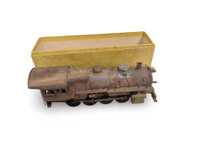 Brass Steam Engine Central Locomotive Works NH-10 2-80 with Box: Brass Steam Engine Central Locomotive Works NH-10 2-80 with Box . Headlight pieces come off. See photos for condition. `11"x4"x3" All pictures are considered part