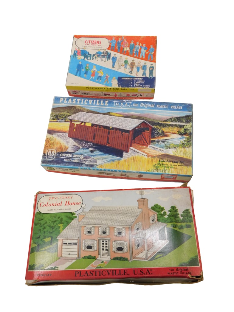 3 Plasticville Building Kits in Original Boxes (1 of 7)