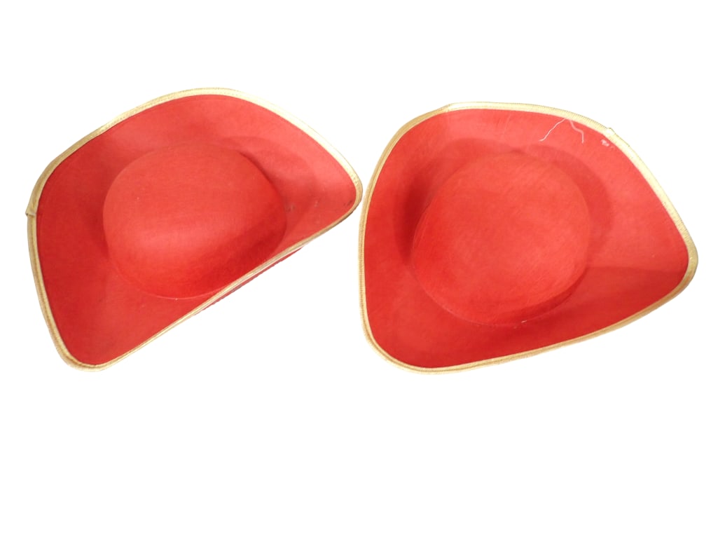 2 Captain Morgan Red Advertising Pirate Hats (1 of 6)
