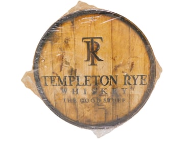 Templeton Rye Whiskey Metal Bar Sign 12"