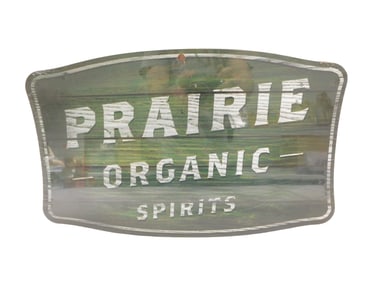 Prairie Organic Spirits Bar Sign 17"x10 1/2"