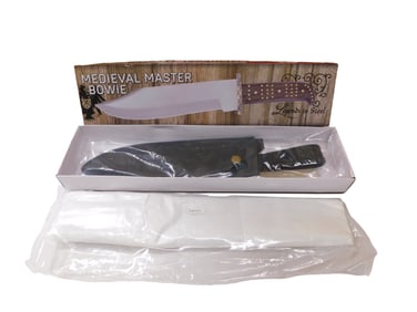 Medieval Master Bowie Knife with Sheath 15" Total Length New in Box