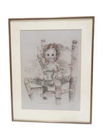 Linda Atkins Postelle (American, 1937-2013); Pastel on Paper. Signed and Dated "Linda Postelle 71" l