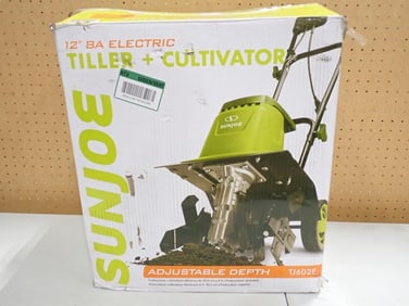 Sunjoe 12" 8A Electric Tiller & Cultivator