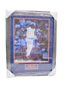 Sammy Sosa Autographed Framed Plaque with JSA COA