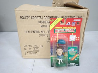 Case of 12 New in Package Headliners Sideline Quarterbacks Figurines