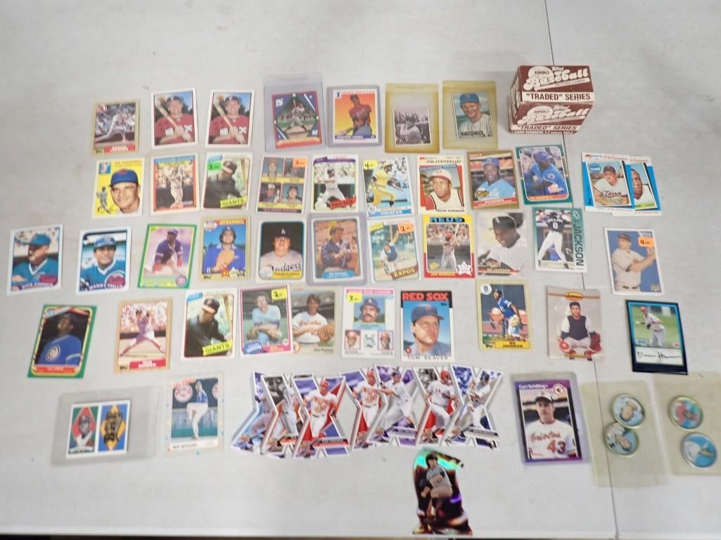 Lot of assorted Baseball Cards including Topps 1990 Traded Series, Vintage, Stars, etc. Tom Seaver, (1 of 17)