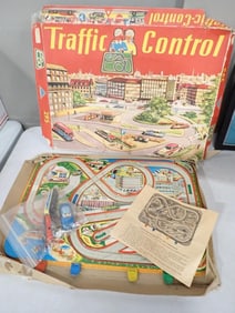 Vintage Traffic Control Board Game - comes with everything as shown