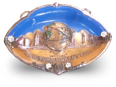 New York World's Fair 1964-1965 Unisphere Presented by United States Steel 1961 N.Y.W.F. Metal and E