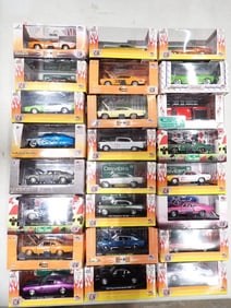 Lot of 24 New in Package Diecast M2 Machines Muscle Cars
