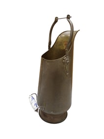 Decorative Brass Coal Scuttle