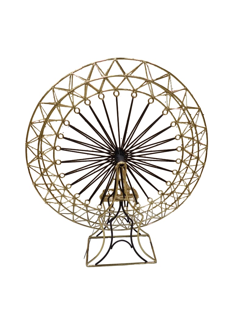 Metal Ferris Wheel Sculpture (1 of 5)