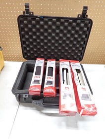 Foam Padded Case and 4 Detachable Roller and Cling Shades