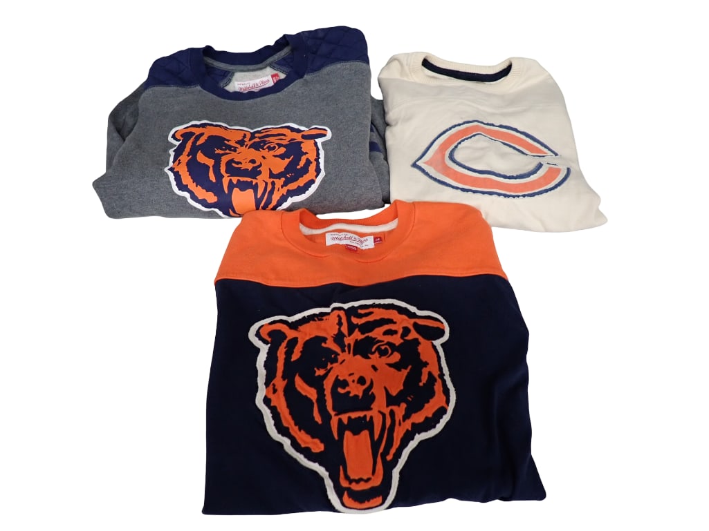 3 Chicago Bears Shirts All Mitchell & Ness Size L (1 of 11)