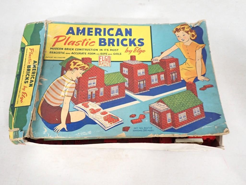 Vintage American Plastic Bricks by Elgo Lego Type Building Toy in Original Box (1 of 6)