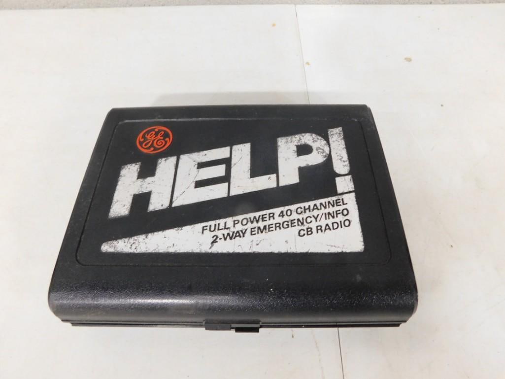 GE Help Full Power 40 Channel 2 Way Emergency Info CB Radio (1 of 10)