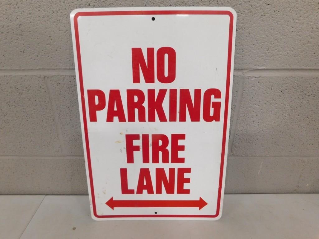 No Parking Fire Lane Street Sign 18"x12" (1 of 4)