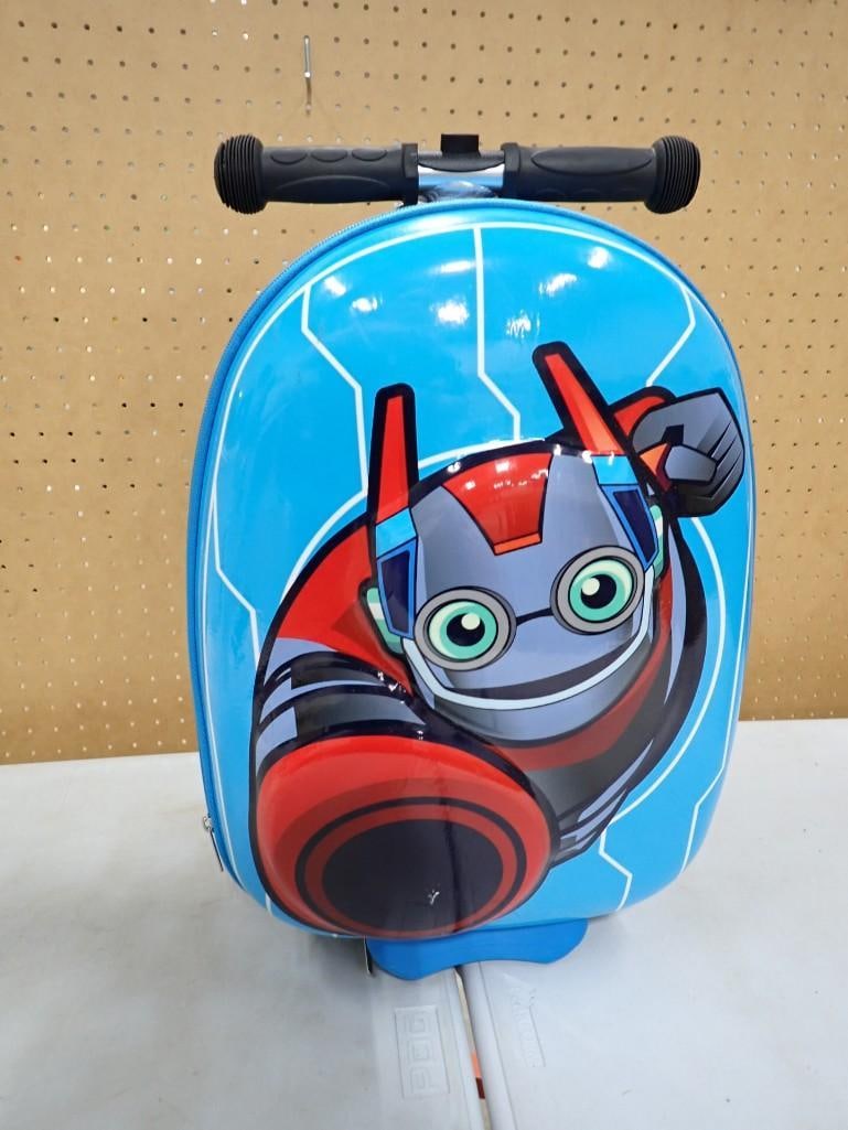 Kiddietotes Luggage Scooter New with Tag: Kiddietotes Luggage Scooter New with Tag All pictures are considered part of the description and should be examined carefully by bidders. Live Auctioneers is now offering Live Shipping through them. T