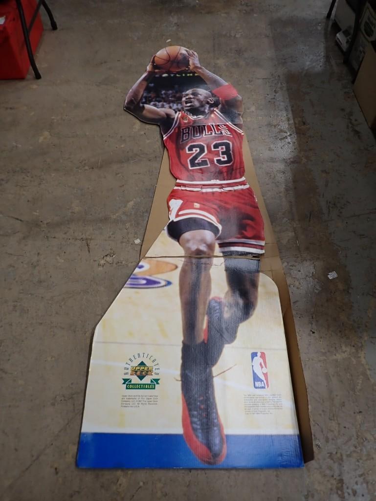 Michael Jorden Chicago Bulls Cardboard Cutout Standee: Michael Jorden Chicago Bulls Cardboard Cutout Standee . Upper Deck All pictures are considered part of the description and should be examined carefully by bidders. Live Auctioneers is now offeri