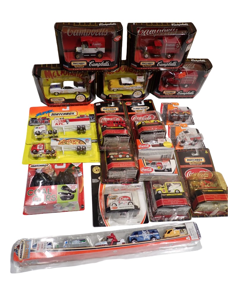 Matchbox Cars and Vehicles incl Matchbox Collectibles McDonalds and Campbell's New in Package (1 of 8)