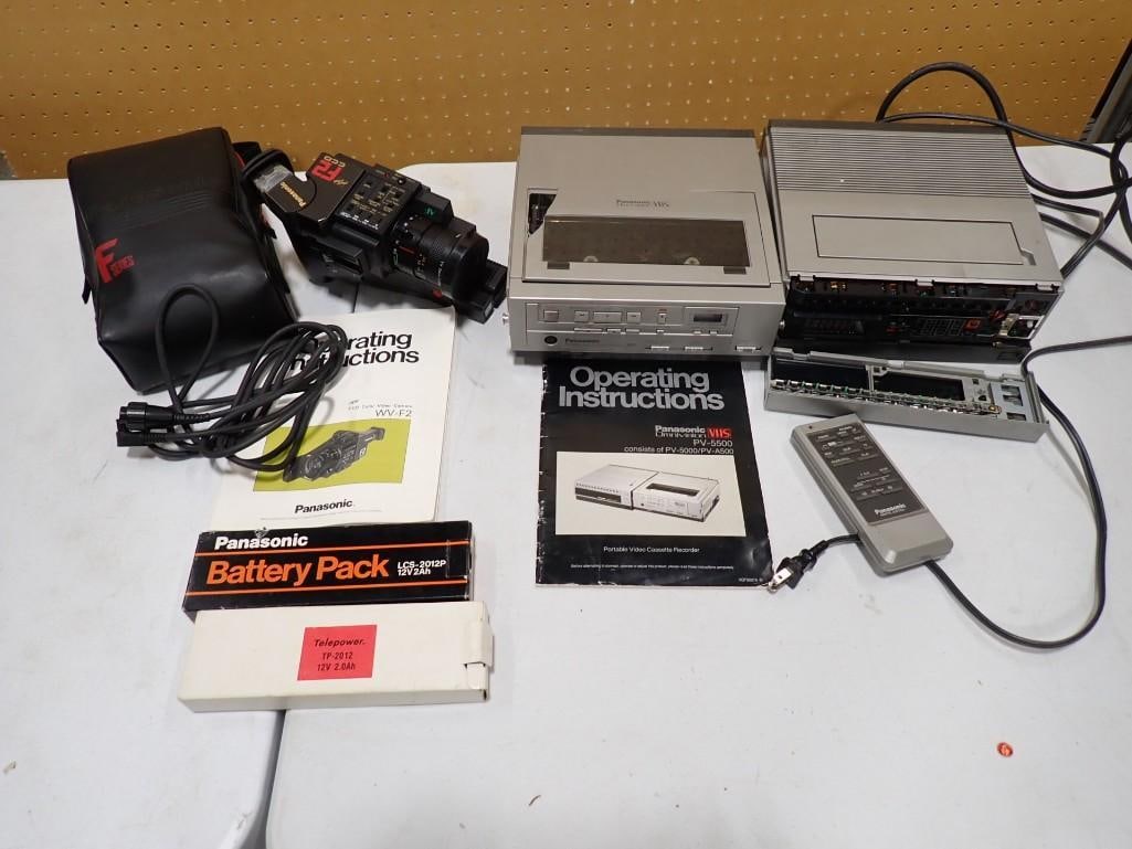 Electronics Lot incl Panasonic F2 Camcorder, Panasonic VHS for Parts or Repair, etc (1 of 6)