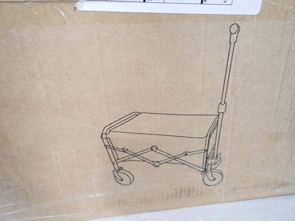 New in Open Package Pull Wagon or Cart Great for the Flea Market: New in Open Package Pull Wagon or Cart Great for the Flea Market All pictures are considered part of the description and should be examined carefully by bidders. Live Auctioneers is now offering Live 