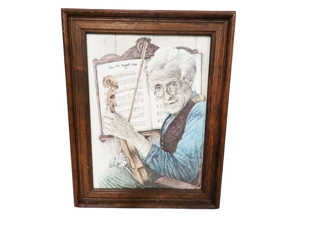 Nancy Bicknell Hand Tinted Limited Edition Print Framed 20 1/2" x 16" (1 of 3)