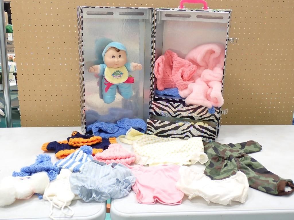 Cabbage Patch Kids Doll with case and some doll clothes (1 of 10)