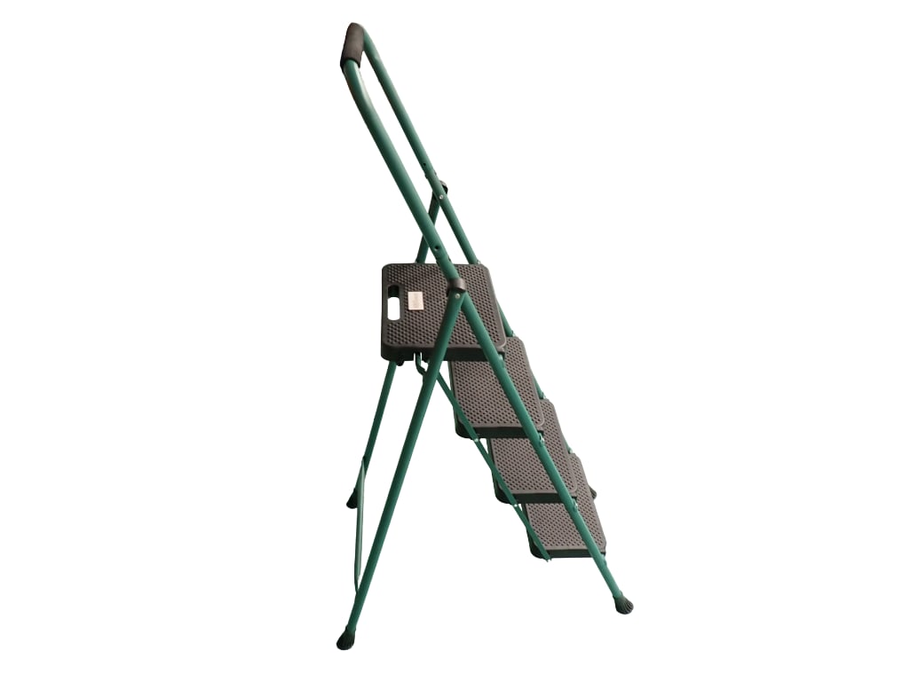 Folding Step Ladder 5 Step Top Stel is 38" Bew with Label HB Tower (1 of 10)