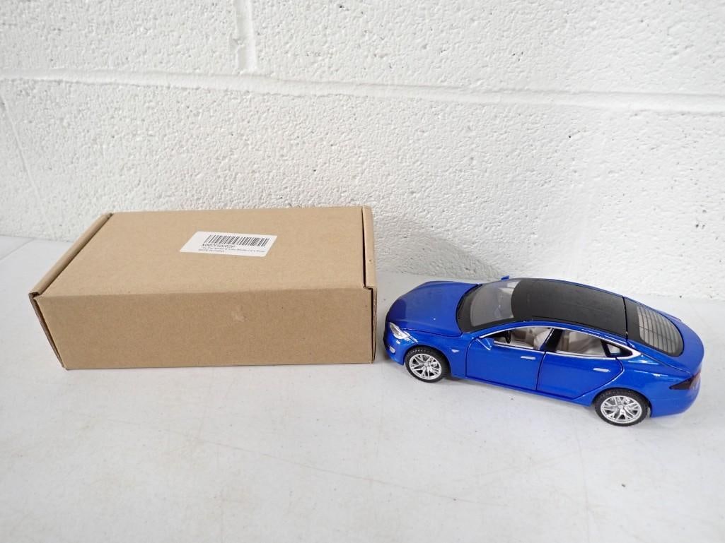 2 Toy Car Model S Blue New in Box (1 of 9)