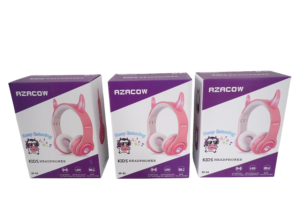 Three New in Box Azacow Kid's Bluetooth Headphones - in Black (1 of 6)