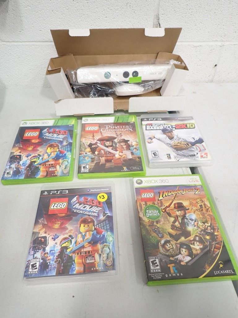 Video Game Lot including PlayStation 3 and XBox 360 Games Lego Movie, Pirates of the Caribbean, Indi (1 of 6)