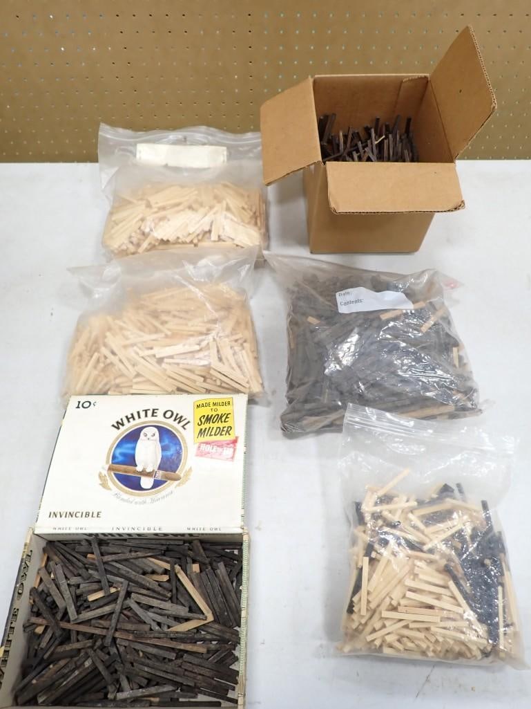 Large Lot of Model Train O Scale Track Ties (1 of 8)