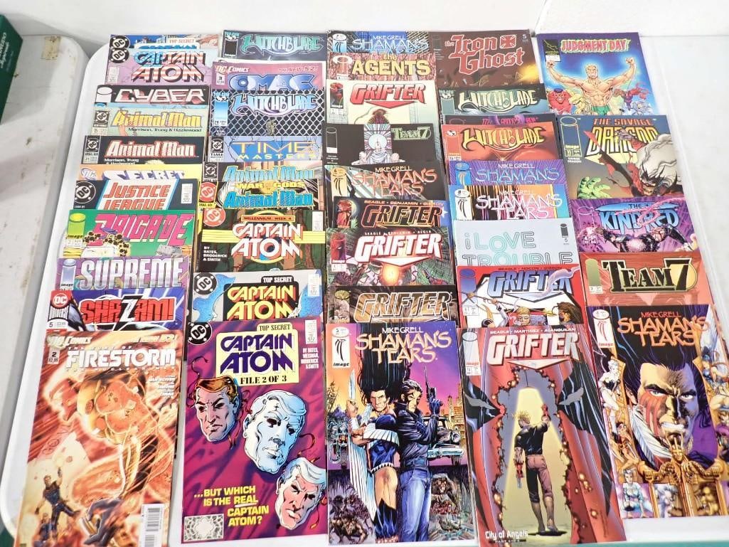 Lot of Comic Books incl Grifter, Team 7, The Kindred, Justice League, Captain Atom, etc (1 of 7)