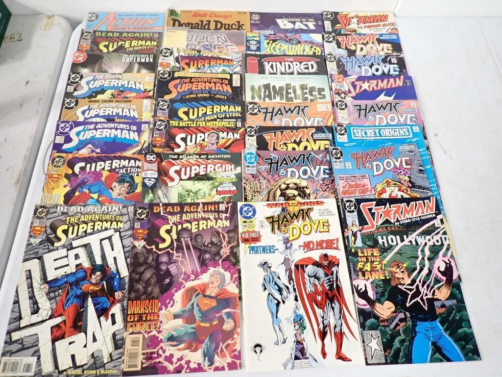 Lot of Comic Books incl Starman, Superman, Supergirl, Donald Duck, etc (1 of 8)