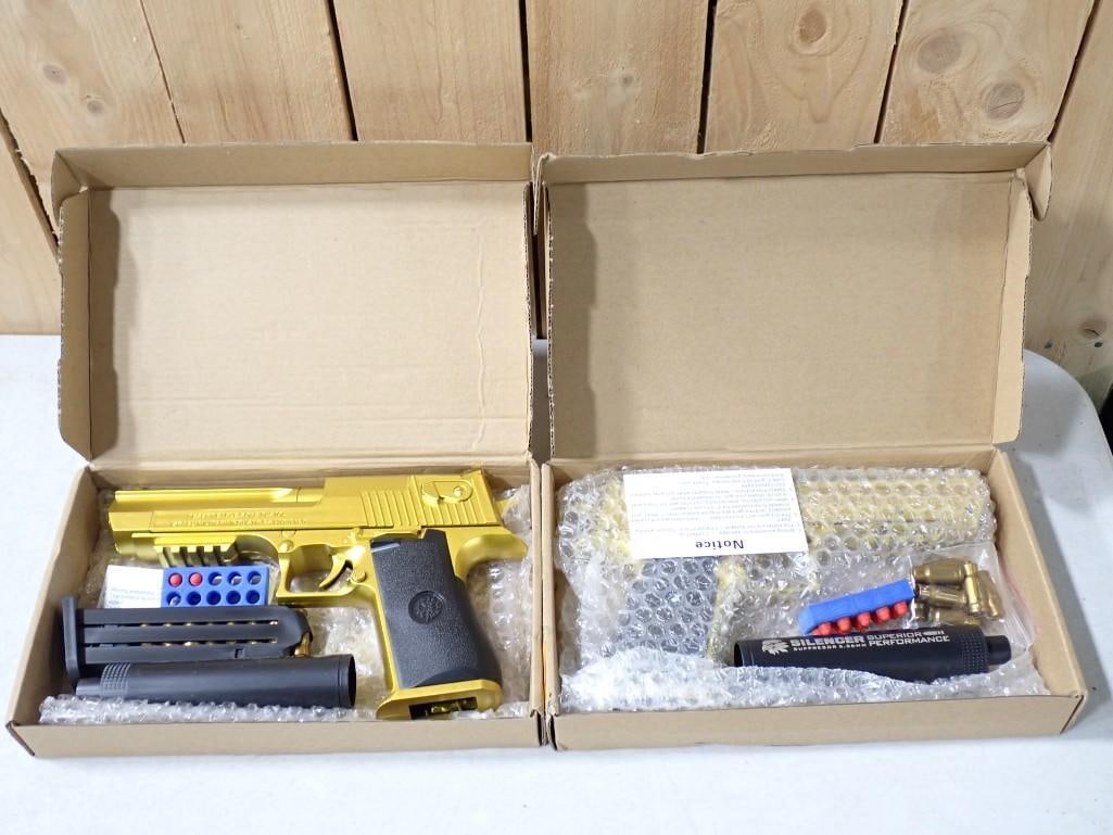 Pair of 2 Pellet Guns New in Open Boxes (1 of 10)