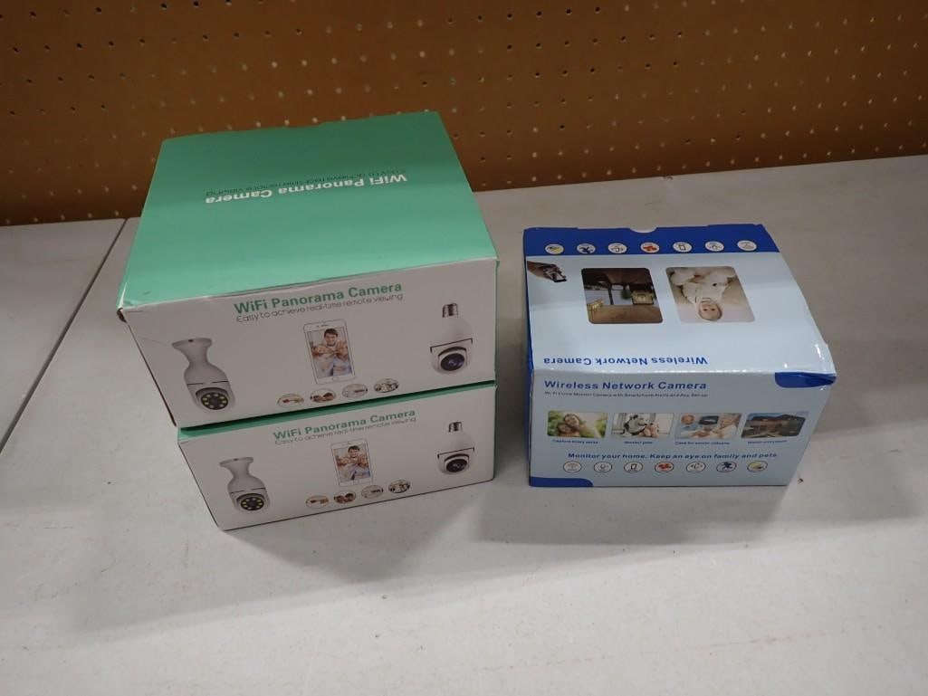 Lot of Wi-Fi Wireless Panorama and Network Video Cameras - New in Boxes (1 of 4)