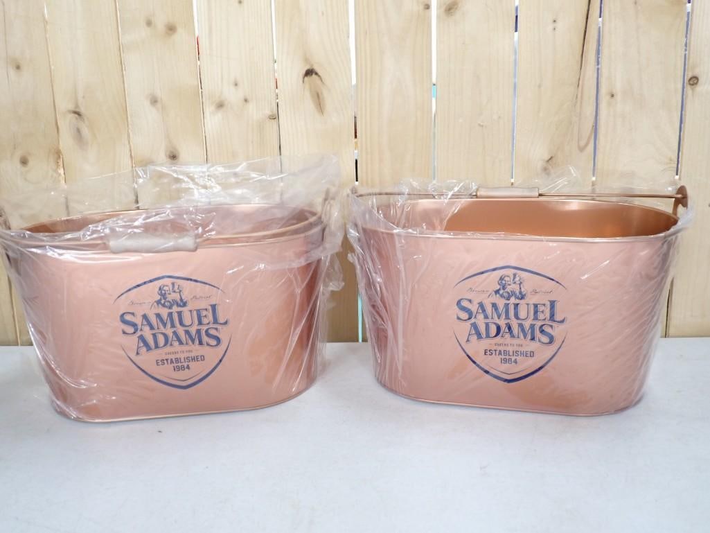 2 New Metal Samuel Adams Beer Bar Buckets (1 of 6)