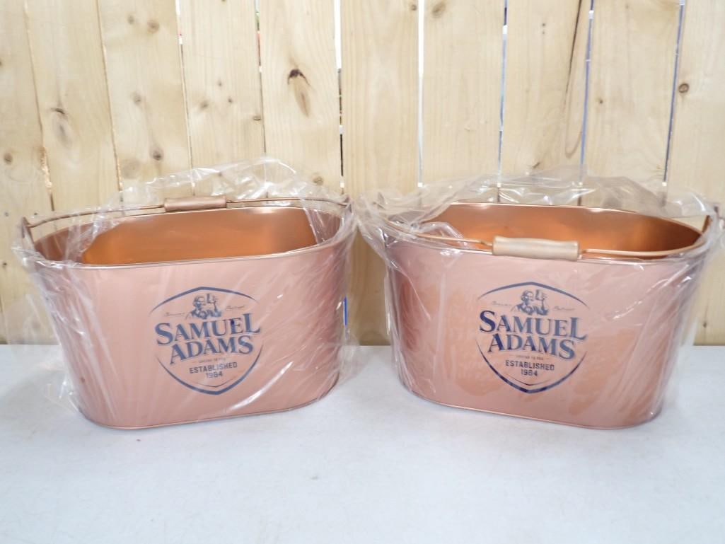 2 New Metal Samuel Adams Beer Bar Buckets (1 of 7)