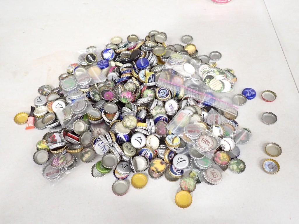 Lot of Bottle Caps incl Vintage and Modern: Lot of Bottle Caps incl Vintage and Modern All pictures are considered part of the description and should be examined carefully by bidders. Live Auctioneers is now offering Live Shipping through the